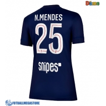 Fotballdrakt Dame Paris Saint-Germain Nuno Mendes #25 Hjemmedrakt 2025-26 Kortermet